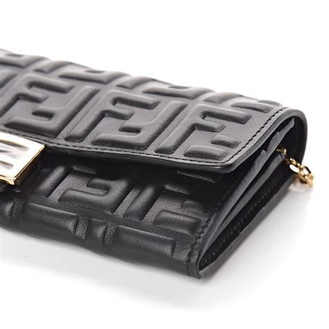 fendi continental wallet on chain